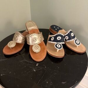 JACK ROGERS SANDALS - TWO PAIRS!!!